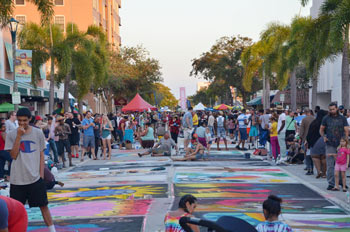 Street Painting Festival in Lake Worth, Florida