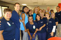 Pacientes y personal del Delray Medical Center