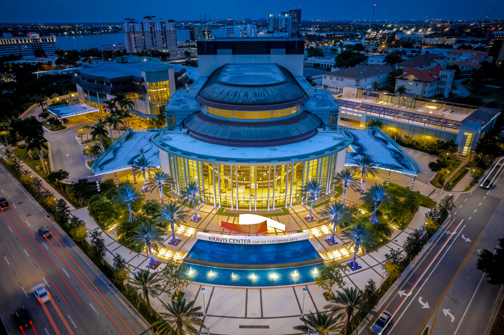 Kravis Center for Performing Arts - Drone picture
